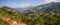 Panorama on the road to Ha giang from Lao Cai, Viet Quang, Ha Giang Province, Vietnam