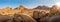 Panorama of the rocky terrain of Spitzkoppe, Namibia