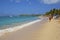 Panorama of Rodney bay in St Lucia, Caribbean