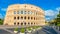 Panorama of the Roman Colosseum, Italy