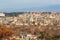 Panorama of Rome, Italy, a view from the Gianicolo Janiculum hill