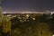 Panorama of Rome at night from Gianicolo