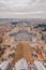 Panorama of Rome Saint Peter`s Square as seen from the air