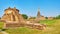 Panorama of the ruined temples in Ava, Myanmar