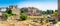 Panorama of the ruins of the ancient Roman forum