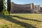 Panorama of Ruins of Domus Aurea in city of Rome, Italy