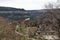 Panorama of a ruins of Tsarevets, medieval stronghold located on a hill with the same name in Veliko Tarnovo