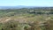 Panorama of the rural valleys of Tuscany, sunny september day. Italy