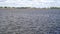 Panorama of the Russian Oka river before on clear autumn day.