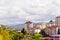 Panorama of Russian resort town Sochi