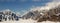 Panorama of Ruth Glacier