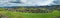 Panorama of Sacsayhuaman, Inca ruins in Cusco, Peru