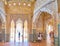Panorama of the Sala de los Reyes, Palace of Lions, Alhambra, Granada, Spain