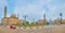 Panorama of Saladin square in Cairo, Egypt