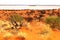 Panorama Salt Lake Amadeus, desert between Alice Springs and Uluru Ayers Rock, Australia