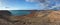 Panorama of salt refinery. Salinas del Janubio.