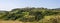 Panorama of San Gimignano, a small walled medieval hill town in the province of Siena, Tuscany.