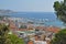 Panorama of San Remo, Italy, boasting views of the Marina