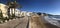 Panorama from san sebastian beach