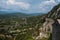 The panorama from San Severino di Centola, a ghost village in Campania, Italy