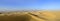 Panorama of Sand Dune Desert in Peru