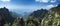 Panorama of Sanqingshan Mountains