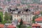 A panorama of Sarajevo, Bosnia and Herzegovina. The city has endured nearly four years of civil war and siege