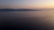 Panorama of the Saronic Gulf in the Mediterranean Sea near Dokos Island in Greece.