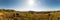 Panorama of Savanna Landscape in Mountains of Swaziland