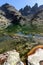 Panorama of The Scary lake and Kupens peaks, Rila Mountain