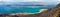 Panorama scenic view of La Graciosa Island, Lanzarote, Canary Is