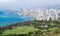 Panorama of sea front at Waikiki