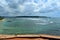 Panorama of the sea in Galle