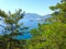 Panorama of the sea and the rocks near Cirali