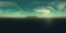 Panorama of the sea sunset over the island