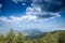 Panorama seen from above of the divcibare mountains and the tometino polje plain in Divcibare, a major mountain resort of Serbia