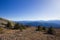 Panorama seen from the top of Raft Mountain in Canada