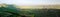 Panorama of Semien mountains and valley around Lalibela, Ethiopia