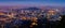 Panorama of Seoul City Skyline , South Korea.