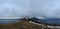 Panorama of Sevan lake peninsula with Sevanavank,Armenia