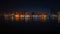 Panorama of Sharjah night view.