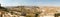 Panorama from Shepherd\'s field, Beit Sahour, east of Bethlehem,