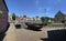 Panorama from a shipyard in Dokkum