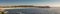 Panorama shot of Bondi beach and north shore, Sydney Australia