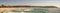 Panorama shot of Bondi beach part and north shore, Sydney Australia