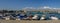 Panorama shot of the marina at Zygi, Cyprus