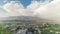 Panorama showing Gjirokastra city from the viewpoint of the fortress of the Ottoman castle of Gjirokaster timelapse.