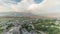 Panorama showing Gjirokastra city from the viewpoint of the fortress of the Ottoman castle of Gjirokaster timelapse.