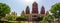 Panorama of Shri Laxminarayan Temple, Birla Mandir, Hindu Vishnu Temple in New Delhi, India, Asia