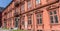 Panorama of the side wall of the royal palace in Mainz